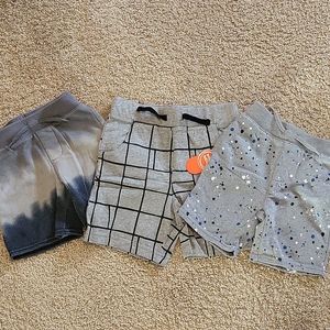 Set of three shorts.